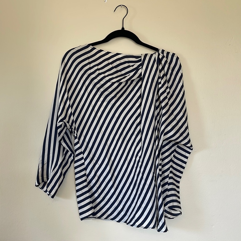 Zara Long Sleeve Striped Shirt - Picture 1 of 3